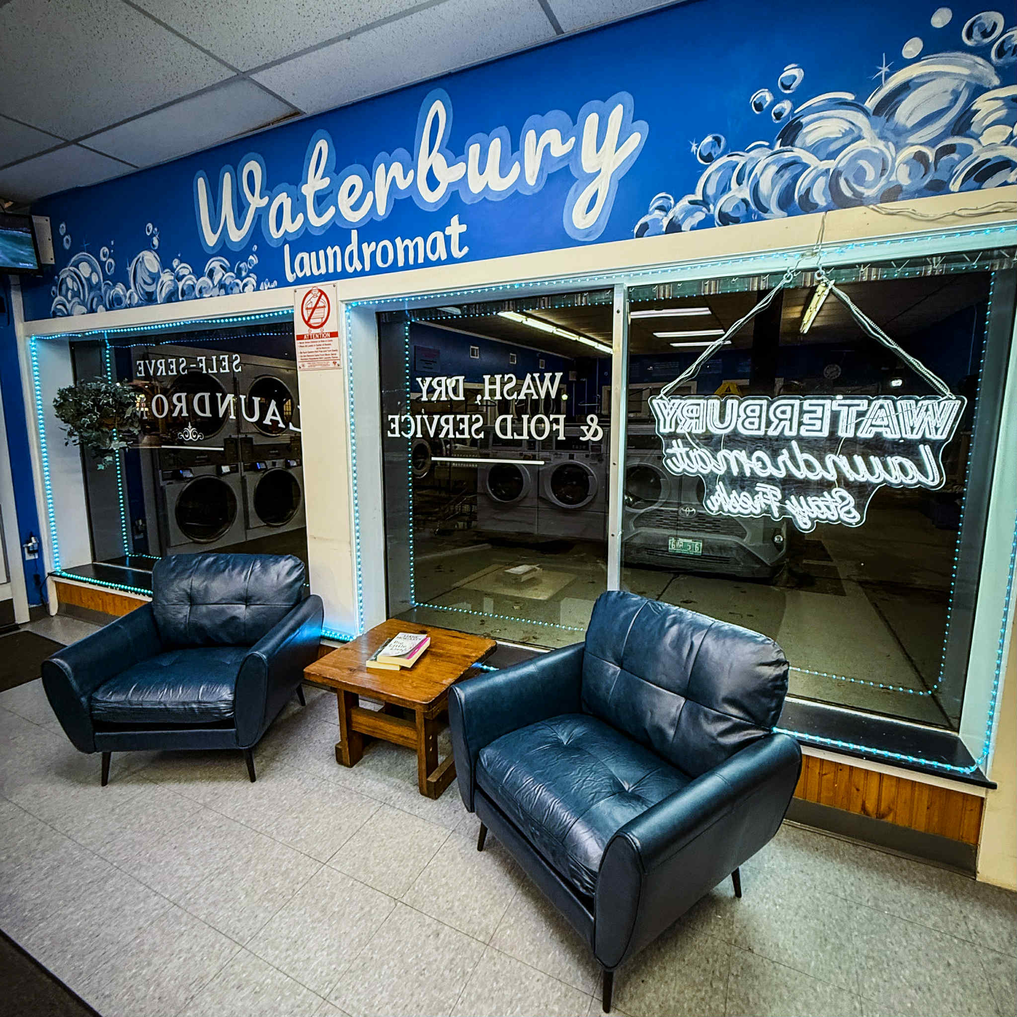 Waterbury Laundromat interior